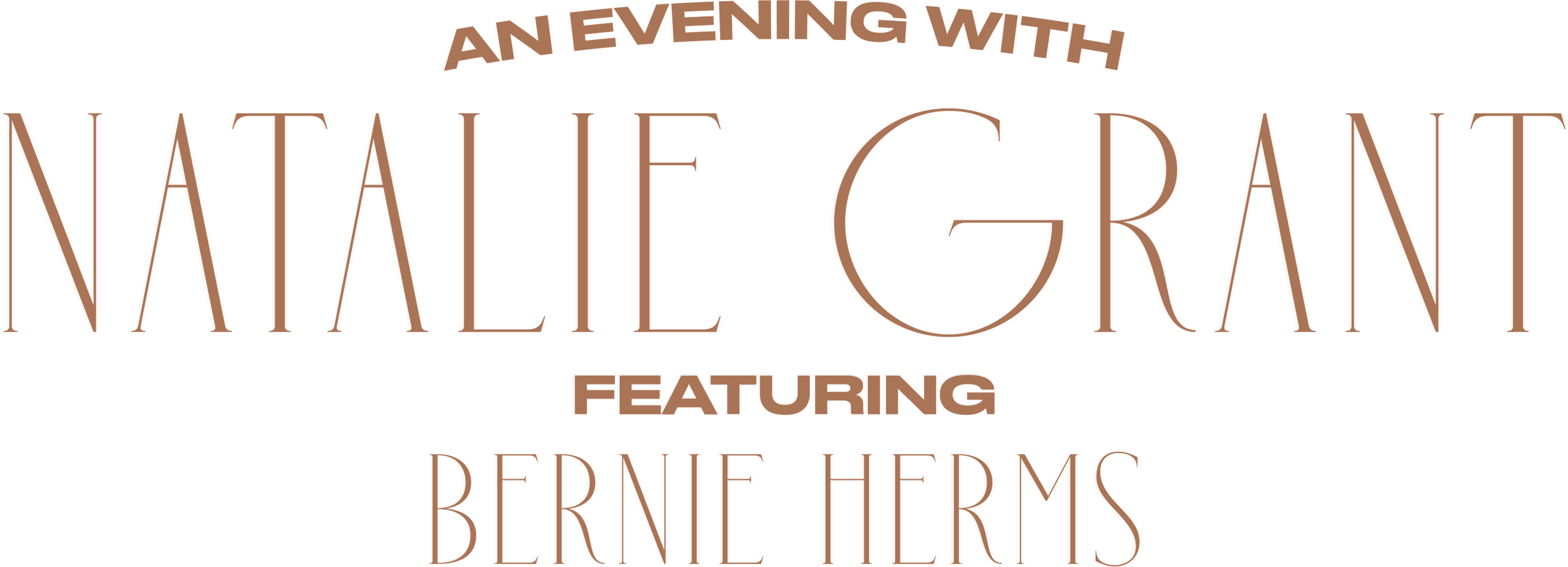 An evening with Natalie Grant featuring Bernie Herms
